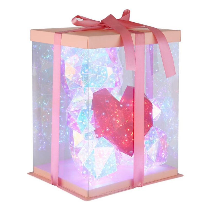 Globo - Décoration de table LED en coffret cadeau LED/6W/5V USB Ours