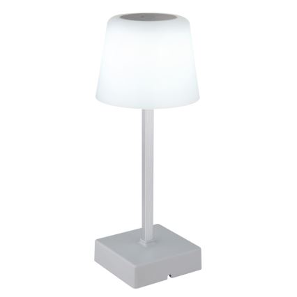Globo - Lampe de table tactile LED dimmable LED/2W/5V 3000/4500/6500K 800 mAh argentée