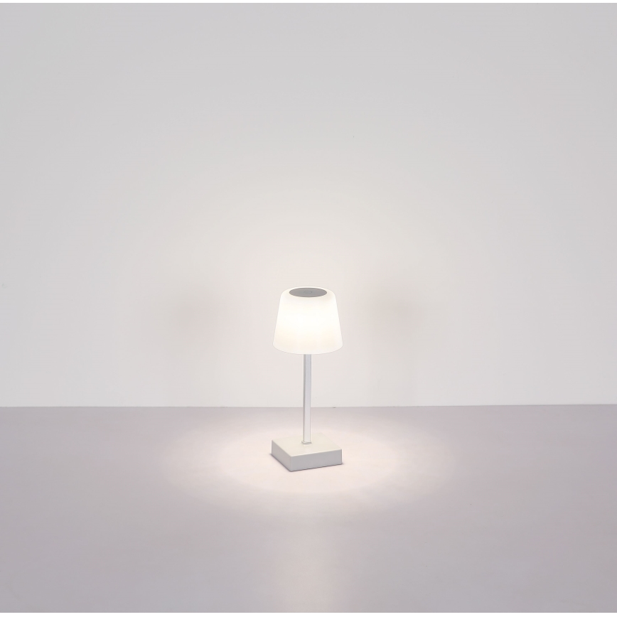 Globo - Lampe de table tactile LED dimmable LED/2W/5V 3000/4500/6500K 800 mAh blanche