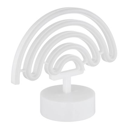 Globo - Décoration de table LED Néon LED/2W/3xAA arc-en-ciel
