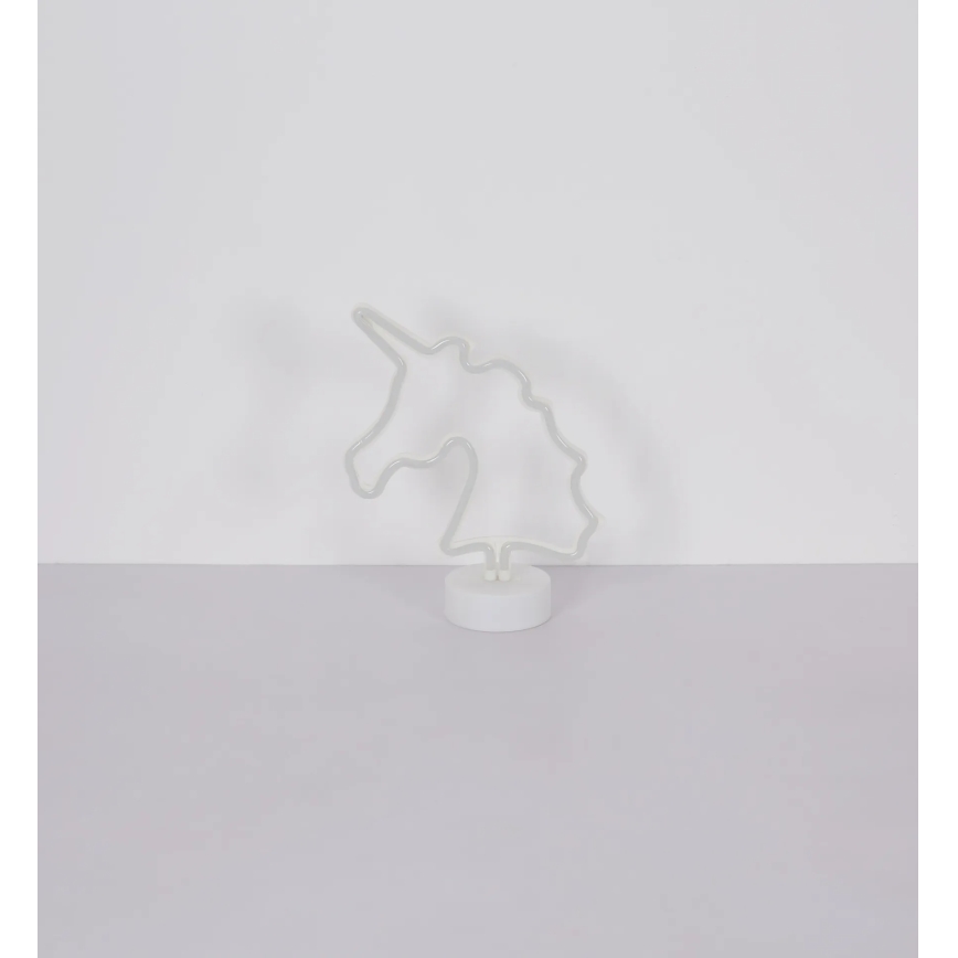 Globo - Décoration de table néon LED/2W/3xAA licorne