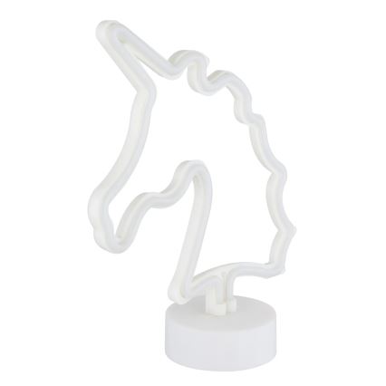 Globo - Décoration de table néon LED/2W/3xAA licorne