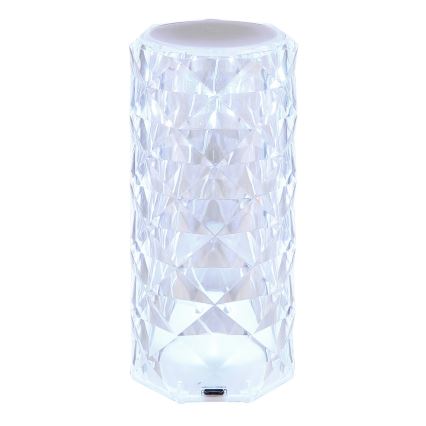 Globo - Lampe de table tactile RGB rechargeable LED/0,6W/3,7V 500mAh