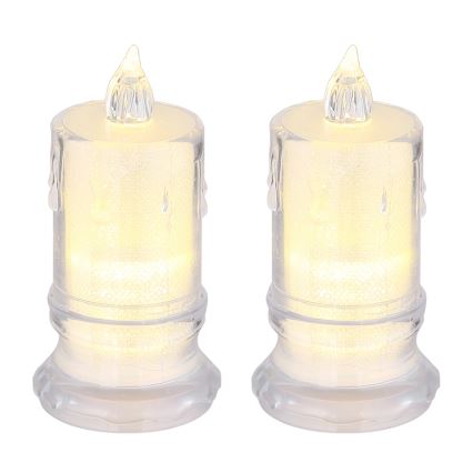 Globo - ENSEMBLE 2x Bougie LED LED/0,25W/3xLR1130