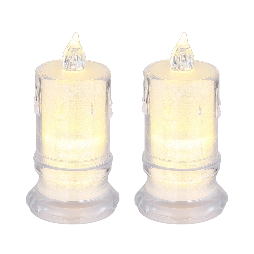 Globo - ENSEMBLE 2x Bougie LED LED/0,25W/3xLR1130