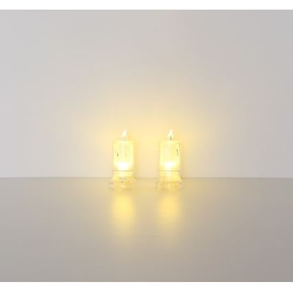 Globo - ENSEMBLE 2x Bougie LED LED/0,25W/3xLR1130