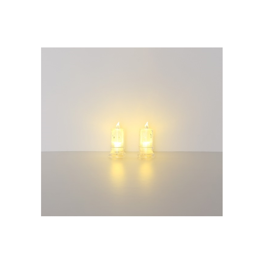 Globo - ENSEMBLE 2x Bougie LED LED/0,25W/3xLR1130