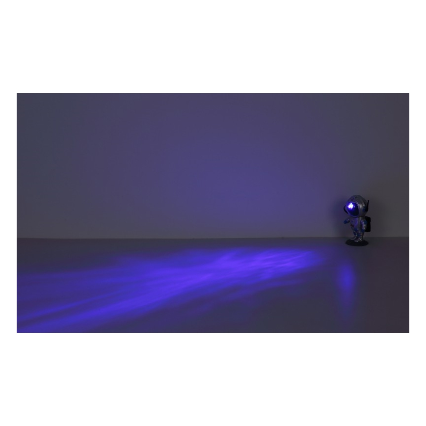 Globo - Lampe de bureau LED RGB LED/4,5W/5V astronaute argentée