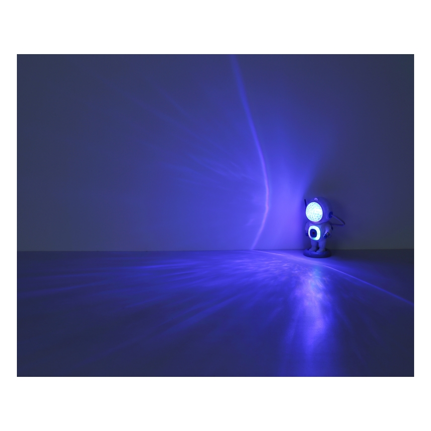 Globo - Lampe de table RGB LED/6W/5V astronaute blanc