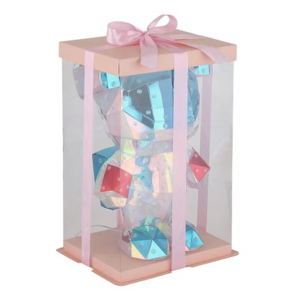 Globo - Décoration de table LED en coffret cadeau LED/0,03W/5V USB ours spatial