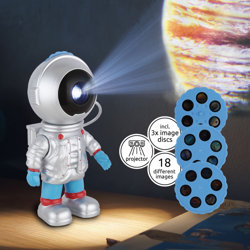 Globo - Projecteur LED à intensité variable 3W/5V astronaute