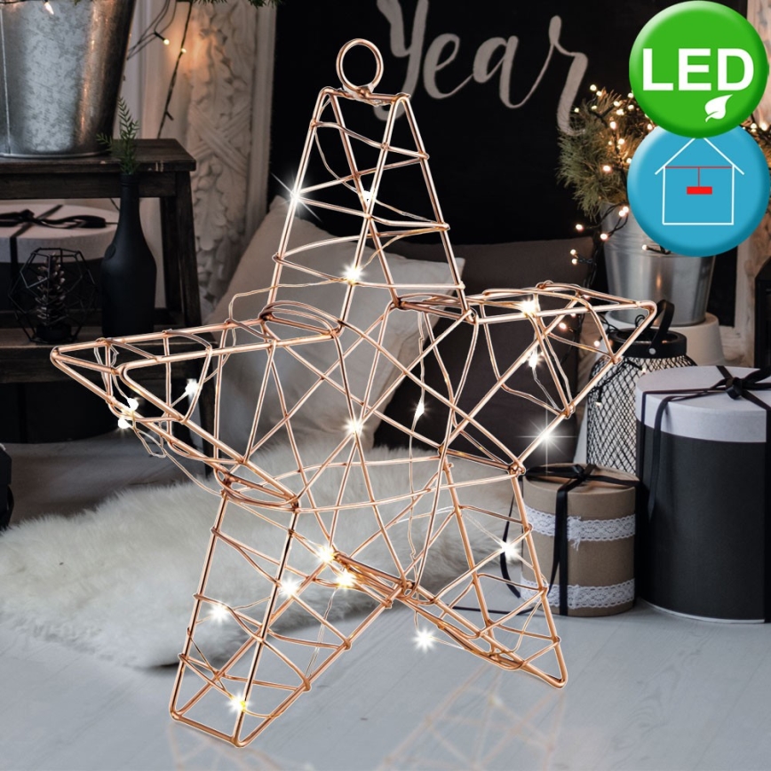 Globo 28199 - Décoration LED pour fenêtre 15xLED/0,06W/3xAA étoile