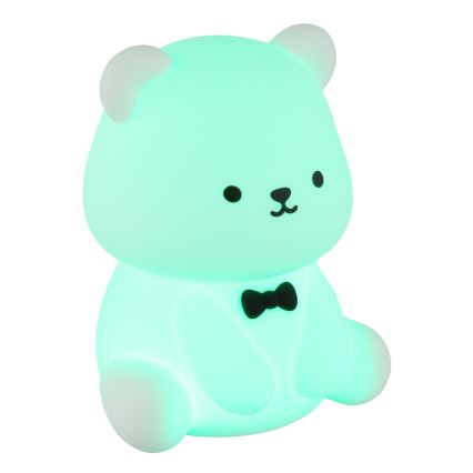 Globo - Veilleuse enfant rechargeable LED RGBW dimmable LED/1W/5V 1200 mAh motif ours