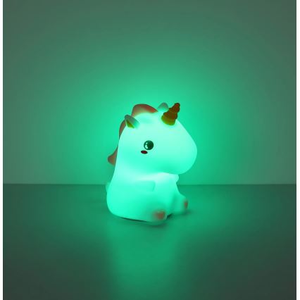 Globo - Veilleuse de nuit rechargeable pour enfants LED RGBW dimmable LED/1,5W/5V 1200 mAh licorne