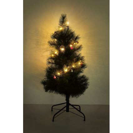 Globo - Guirlande lumineuse LED 20xLED/2xAA 2,2m blanc chaud