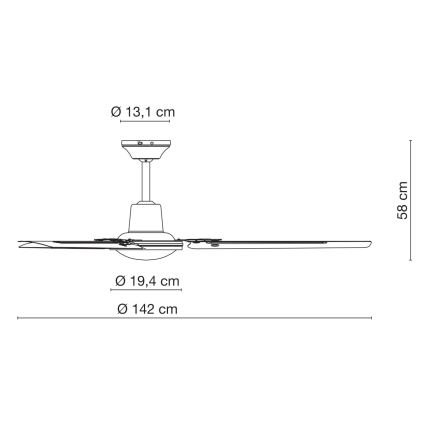 Globo - Ventilateur de plafond