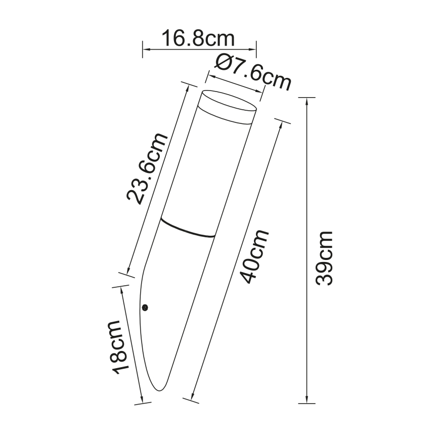 Globo - Applique murale d'extérieur 1xE27/60W/230V