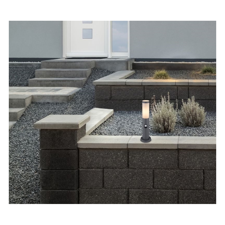 Globo - Lampe d'extérieur avec détecteur 1xE27/15W/230V 45 cm IP44