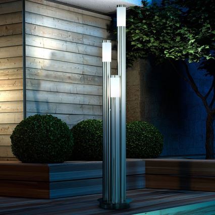 Globo - Lampadaire extérieur 3xE27/60W/230V 170 cm IP44