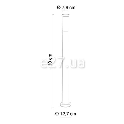 Globo 3159 - Lampadaire extérieur DACIA E27/60W/230V IP44