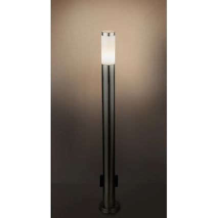 Globo 3159KLED - Lampe d'extérieur LED avec prise intégrée BOSTON LED/9W/230V IP44 110 cm