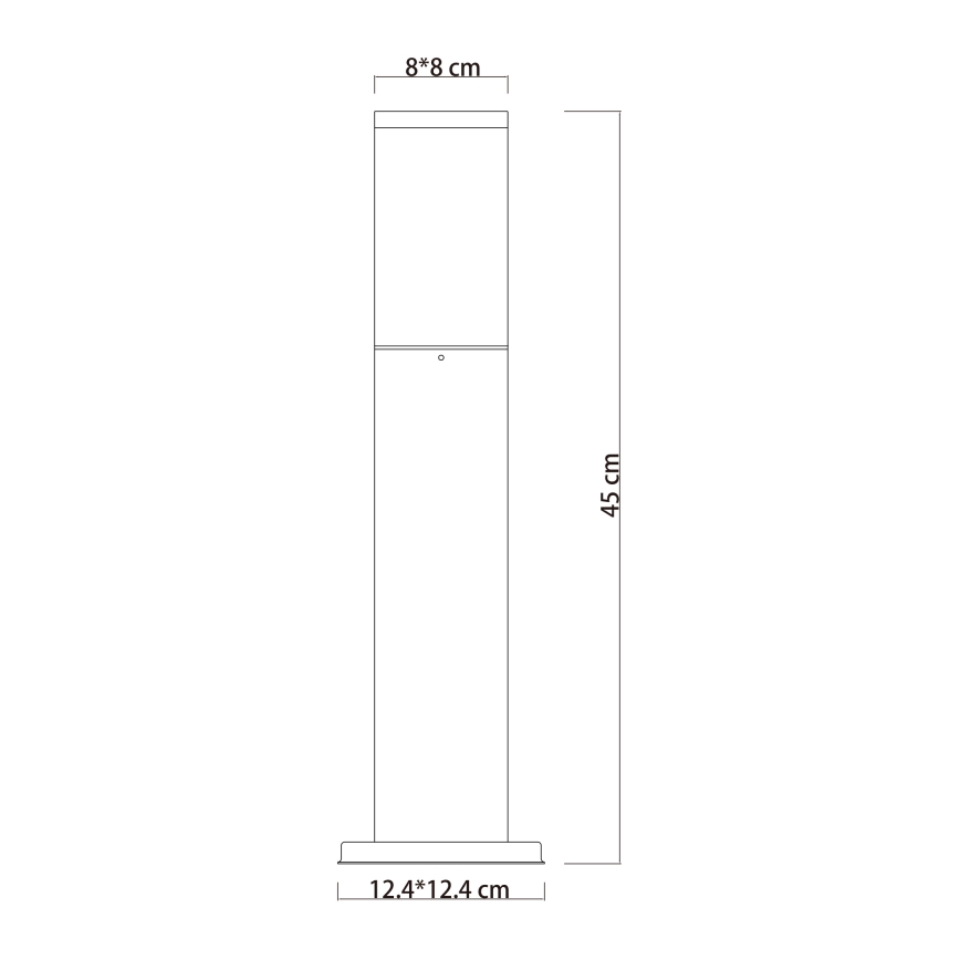 Globo - Lampe d'extérieur 1xE27/15W/230V 45 cm IP44
