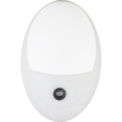 Globo - LED Lampe d'orientation sur prise avec détecteur 4xLED/0,6W/230V 6500K