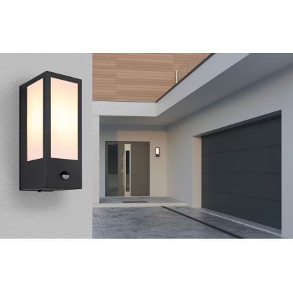 Globo applique murale avec détecteur 1xE27/60W/230V IP44