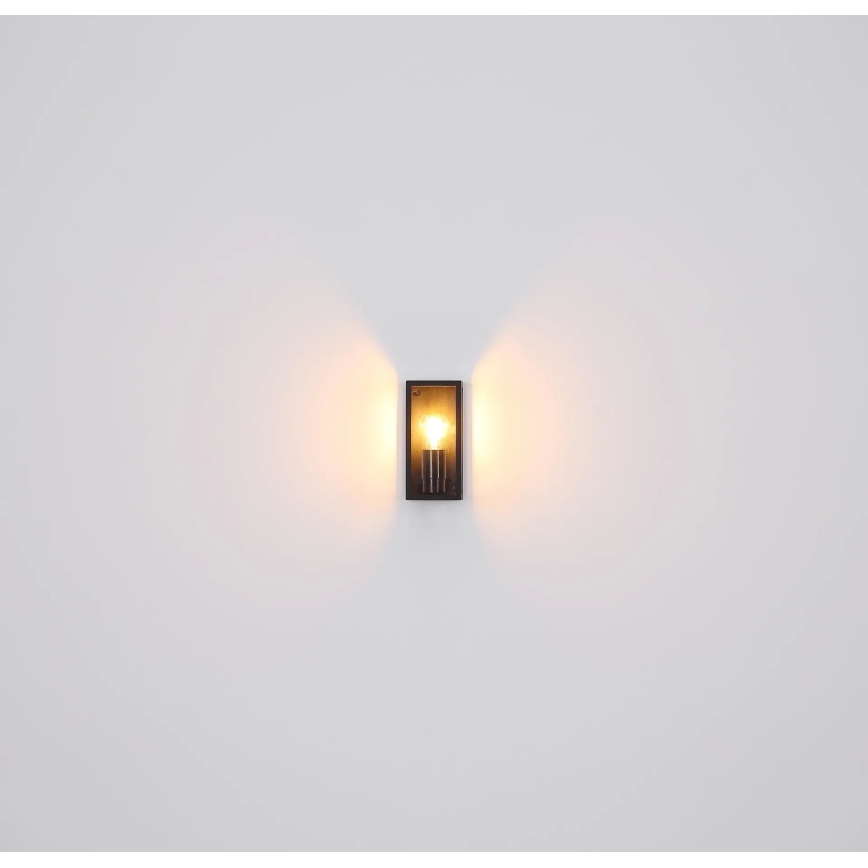 Globo - Applique murale extérieure 1xE27/60W/230V IP44 noir