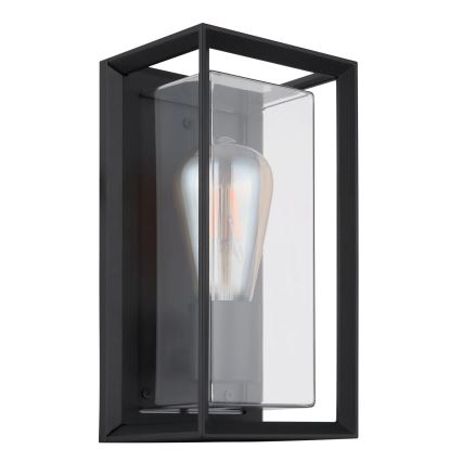 Globo - Applique murale extérieure 1xE27/60W/230V IP44 noir