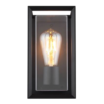 Globo - Applique murale extérieure 1xE27/60W/230V IP44 noir