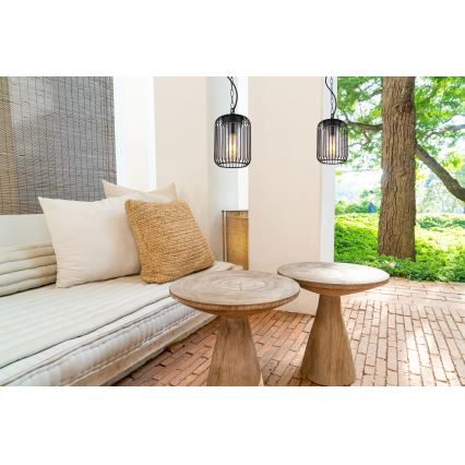 Globo - Suspension extérieure sur chaîne 1xE27/15W/230V
