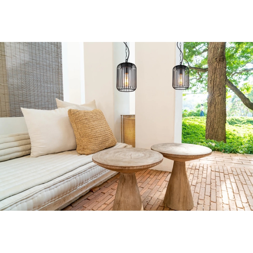 Globo - Suspension extérieure sur chaîne 1xE27/15W/230V