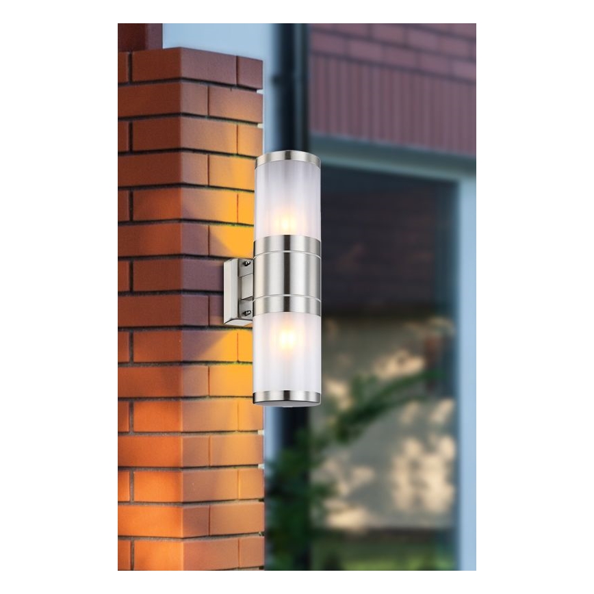GLOBO 32014-2 - Applique murale extérieure XELOO 2xE27/60W IP44