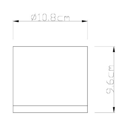 Globo - Plafonnier extérieur 1xGX53/11W/230V IP44