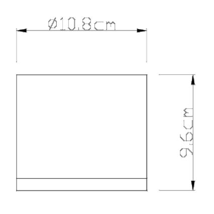 Globo - Plafonnier extérieur 1xGX53/11W/230V IP44