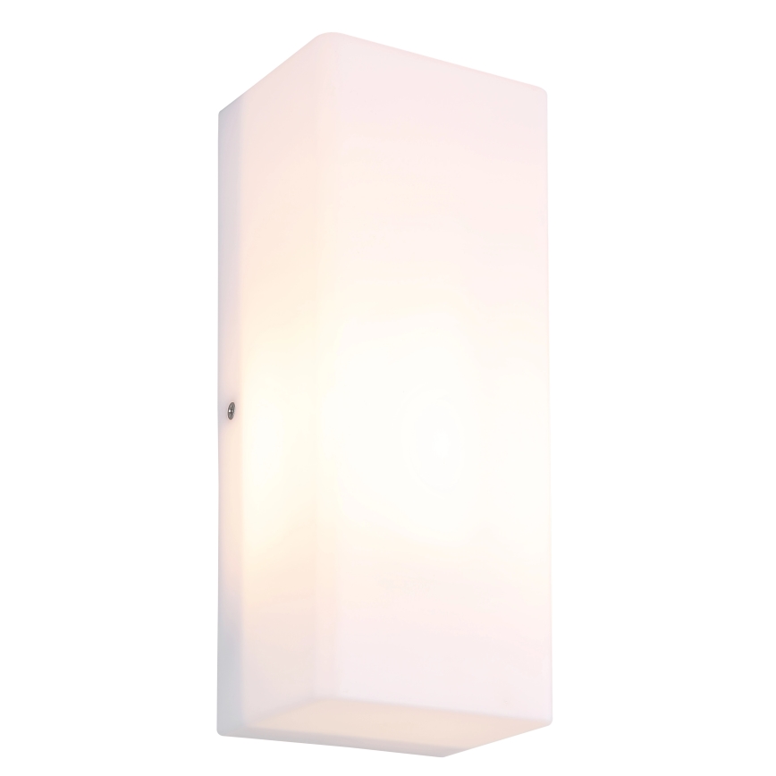 Globo - Applique murale extérieure 1xE27/15W/230V IP44 blanche
