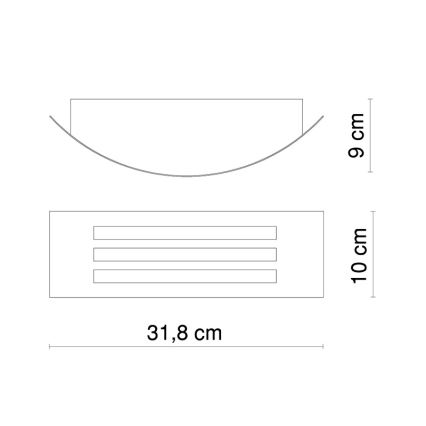 Globo 32094 - éclairage LED extérieur CORNUS 1xE27/20W/230V IP44