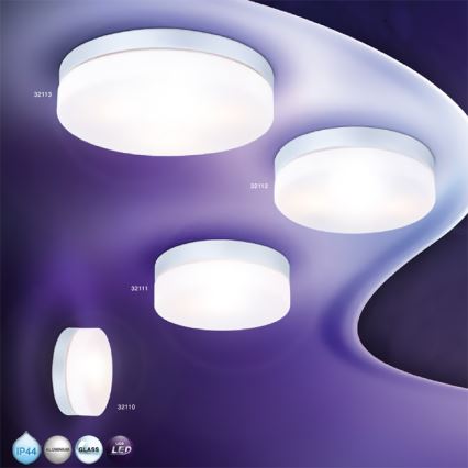 Globo - Luminaire salle de bain 1xE27/60W/230V d. 18,4 cm IP44