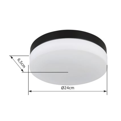 Globo - Luminaire salle de bain 2xE27/40W/230V d. 24 cm IP44