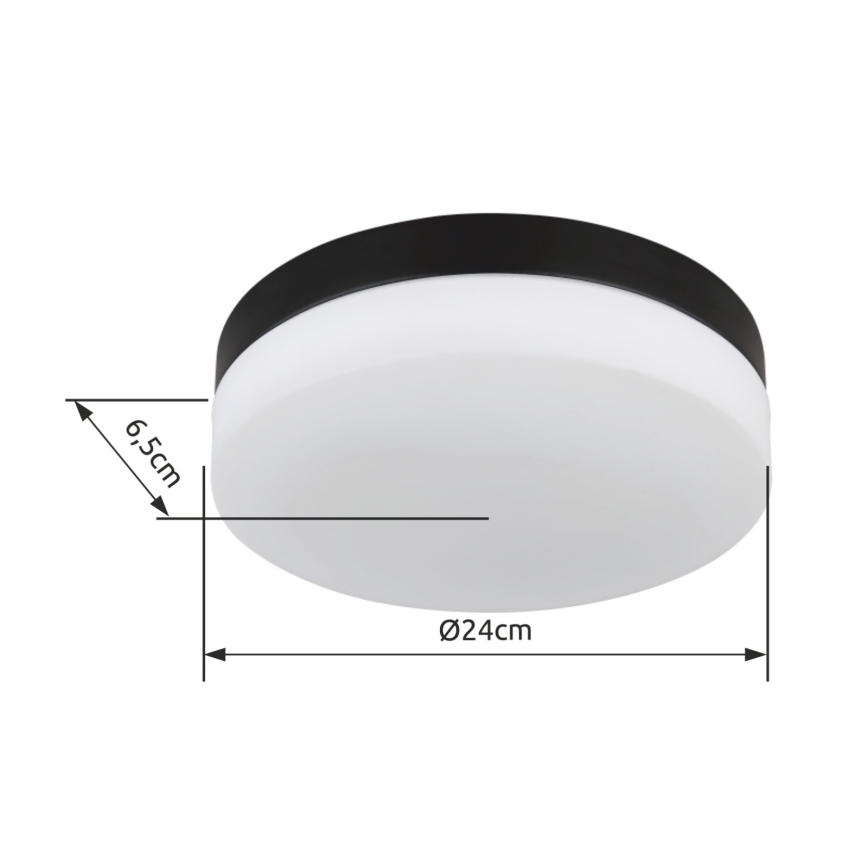 Globo - Luminaire salle de bain 2xE27/40W/230V d. 24 cm IP44