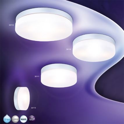 Globo - Luminaire salle de bain 2xE27/40W/230V d. 24 cm IP44