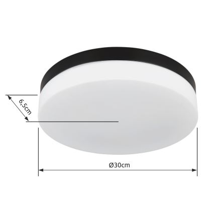 Globo - Luminaire salle de bain 3xE27/40W/230V d. 30 cm IP44