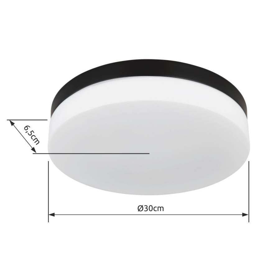 Globo - Luminaire salle de bain 3xE27/40W/230V d. 30 cm IP44