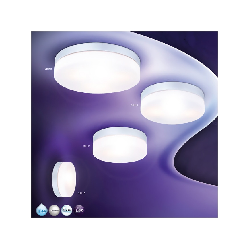 Globo - Luminaire salle de bain 3xE27/40W/230V d. 30 cm IP44