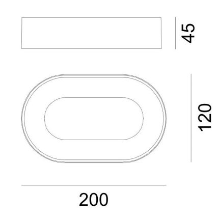 Globo - Applique murale extérieure LED/12W/230V IP65