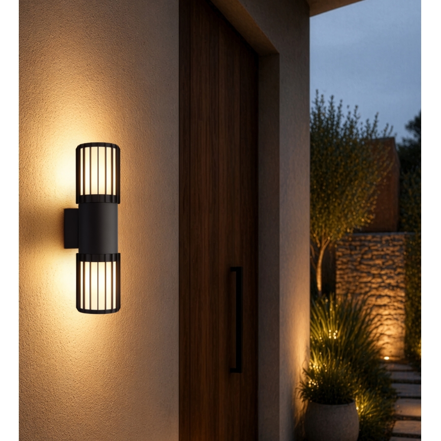 Globo - Applique murale extérieure 2xE27/15W/230V IP54