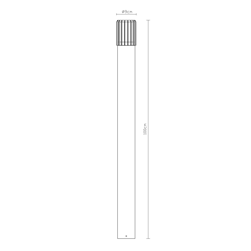 Globo - Lampe d'extérieur 1xE27/15W/230V IP54 100 cm