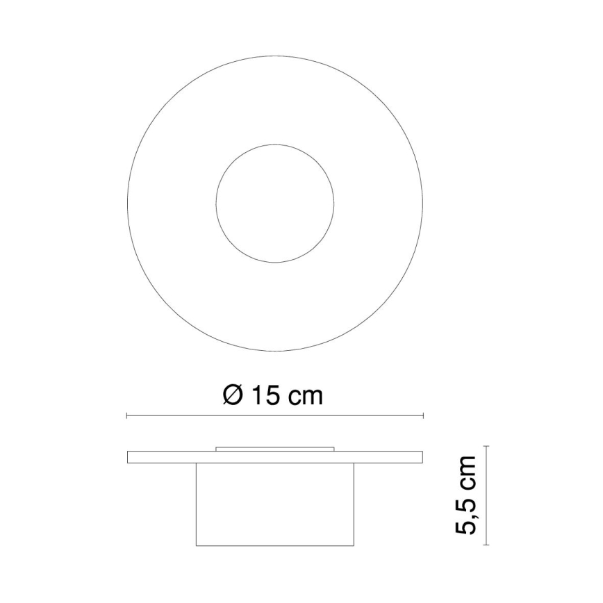 GLOBO 32401 - Luminaire extérieur LED DANA 10xLED/0,06W/3V/230V IP44