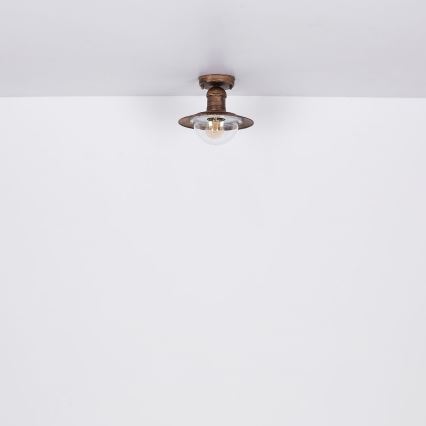 Globo - Plafonnier d'extérieur 1xE27/15W/230V IP44 rouille